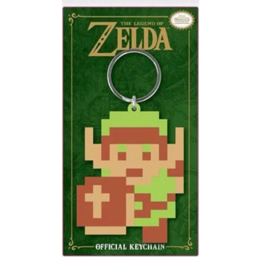 The Legend of Zelda Rubber Keychain Link Gamers Nintendo OEM Official BRAND NEW!